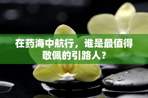 在药海中航行，谁是最值得敬佩的引路人？