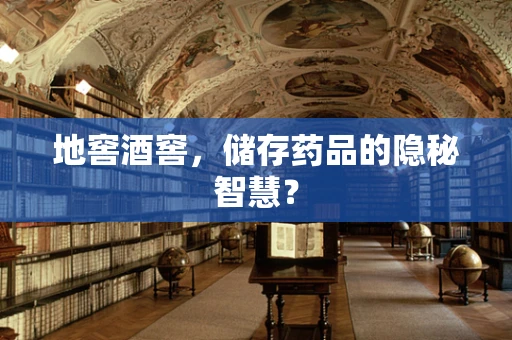 地窖酒窖，储存药品的隐秘智慧？