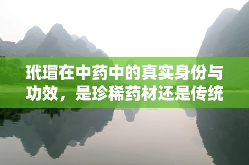 玳瑁在中药中的真实身份与功效，是珍稀药材还是传统误解？