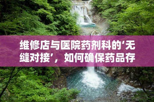维修店与医院药剂科的‘无缝对接’，如何确保药品存储设备的专业维护？
