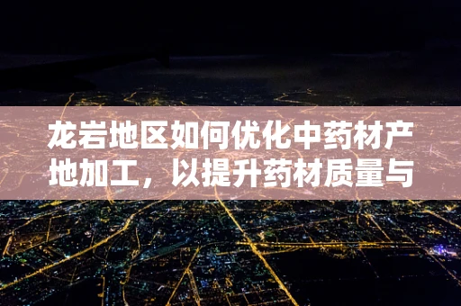 龙岩地区如何优化中药材产地加工，以提升药材质量与当地经济？