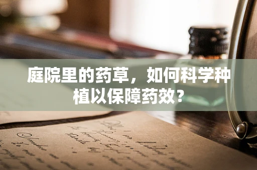 庭院里的药草，如何科学种植以保障药效？