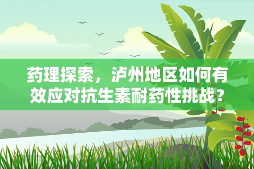 药理探索，泸州地区如何有效应对抗生素耐药性挑战？
