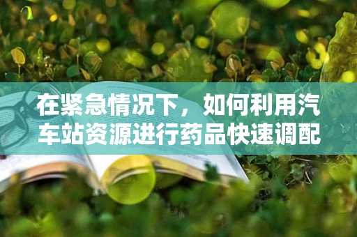 在紧急情况下，如何利用汽车站资源进行药品快速调配？