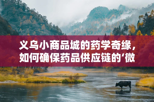 义乌小商品城的药学奇缘，如何确保药品供应链的‘微小’却‘关键’？