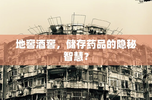 地窖酒窖，储存药品的隐秘智慧？