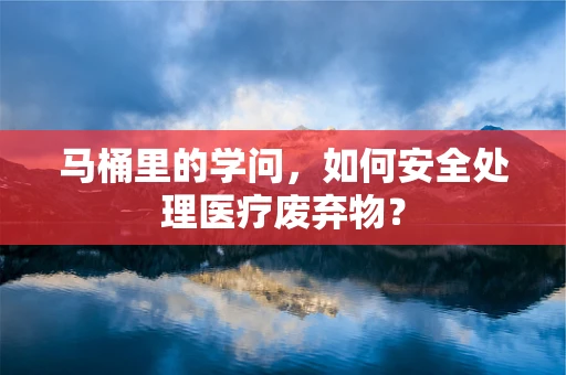 马桶里的学问，如何安全处理医疗废弃物？