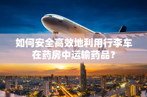 如何安全高效地利用行李车在药房中运输药品？