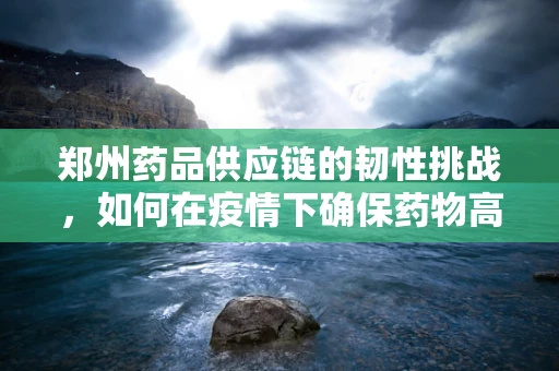 郑州药品供应链的韧性挑战，如何在疫情下确保药物高效配送？
