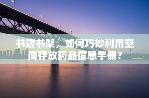 书店书架，如何巧妙利用空间存放药品信息手册？