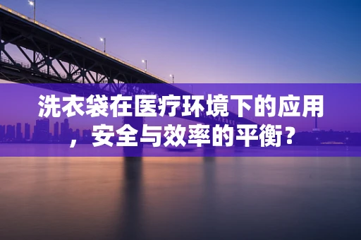 洗衣袋在医疗环境下的应用，安全与效率的平衡？