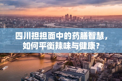 四川担担面中的药膳智慧，如何平衡辣味与健康？