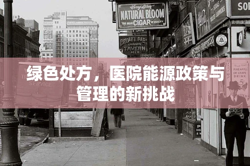 绿色处方，医院能源政策与管理的新挑战