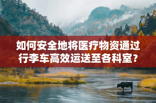 如何安全地将医疗物资通过行李车高效运送至各科室？