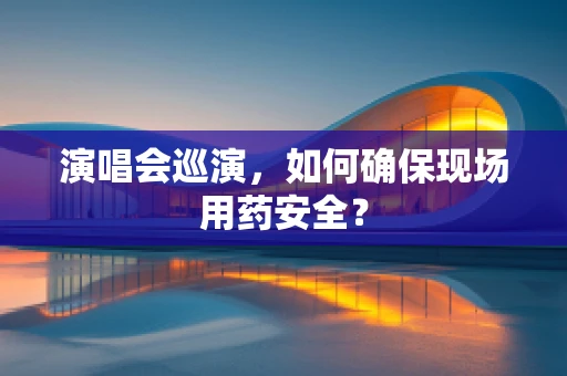 演唱会巡演，如何确保现场用药安全？