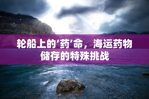 轮船上的‘药’命，海运药物储存的特殊挑战