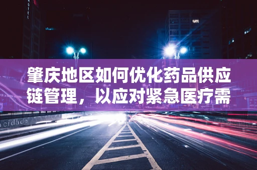 肇庆地区如何优化药品供应链管理，以应对紧急医疗需求？