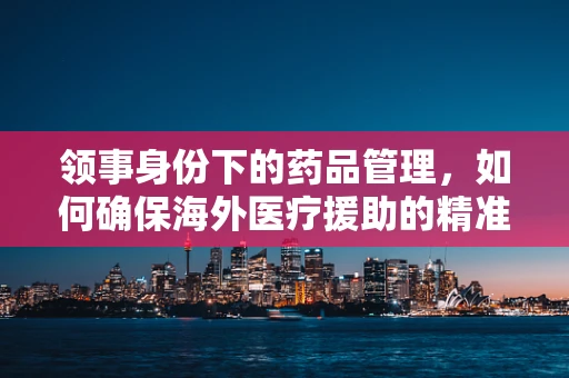 领事身份下的药品管理，如何确保海外医疗援助的精准与安全？