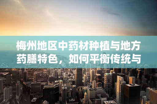 梅州地区中药材种植与地方药膳特色，如何平衡传统与现代应用？
