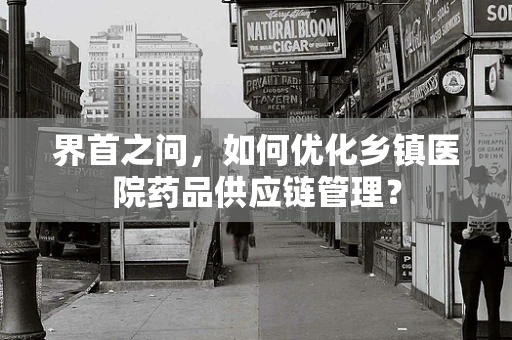 界首之问，如何优化乡镇医院药品供应链管理？