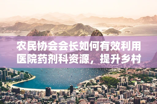 农民协会会长如何有效利用医院药剂科资源，提升乡村健康水平？