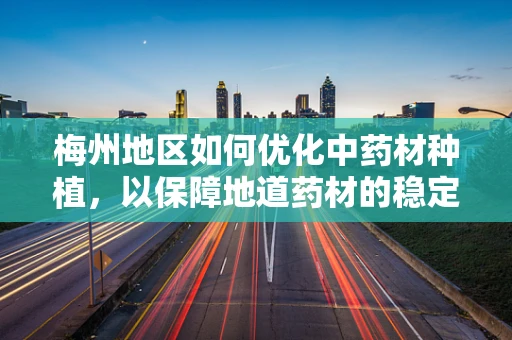 梅州地区如何优化中药材种植，以保障地道药材的稳定供应？