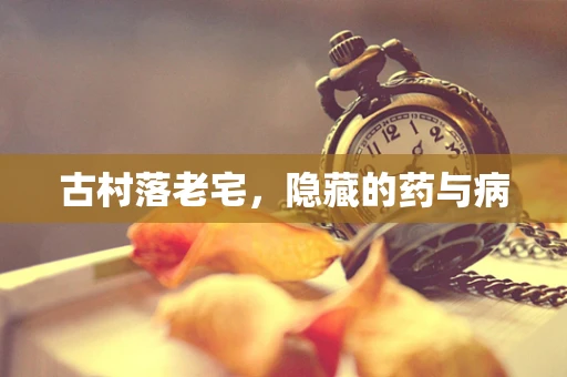 古村落老宅，隐藏的药与病