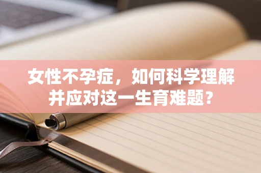 女性不孕症，如何科学理解并应对这一生育难题？