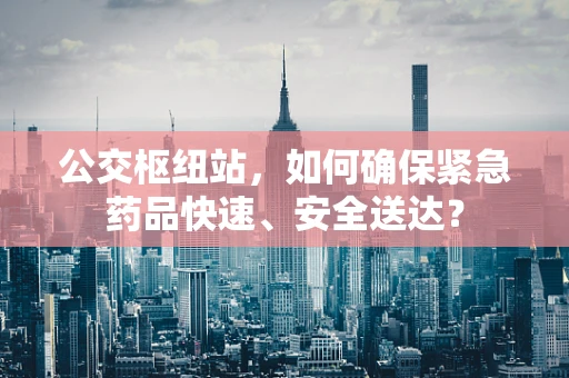公交枢纽站，如何确保紧急药品快速、安全送达？