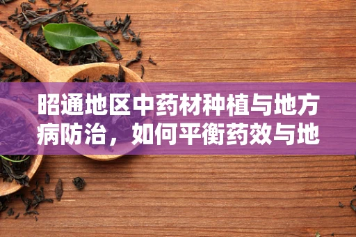 昭通地区中药材种植与地方病防治，如何平衡药效与地域特色？