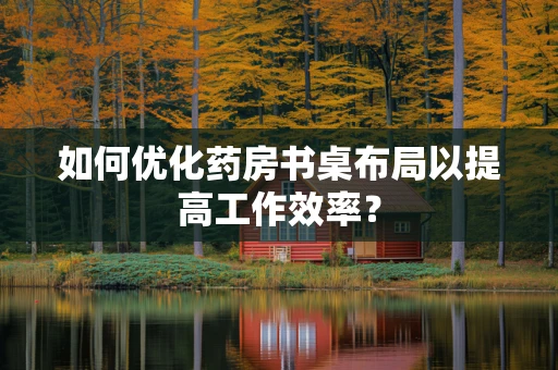 如何优化药房书桌布局以提高工作效率？