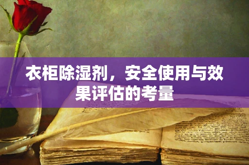 衣柜除湿剂，安全使用与效果评估的考量