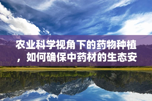 农业科学视角下的药物种植，如何确保中药材的生态安全？