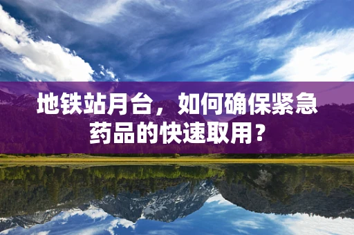 地铁站月台，如何确保紧急药品的快速取用？