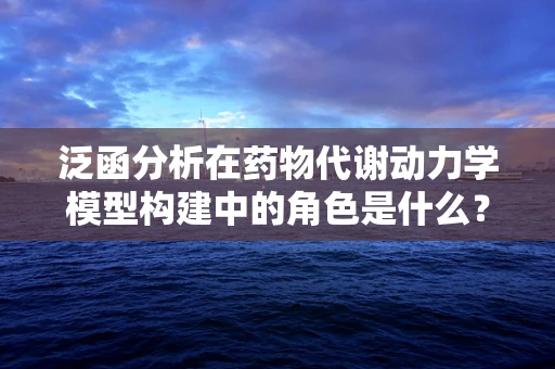 泛函分析在药物代谢动力学模型构建中的角色是什么？