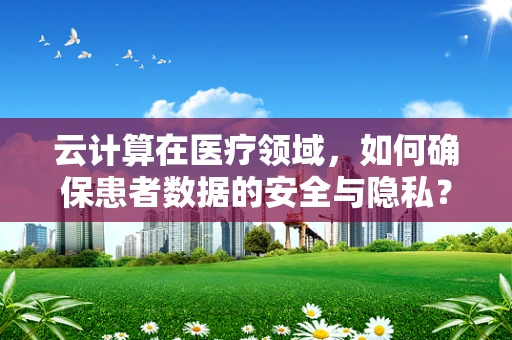 云计算在医疗领域，如何确保患者数据的安全与隐私？