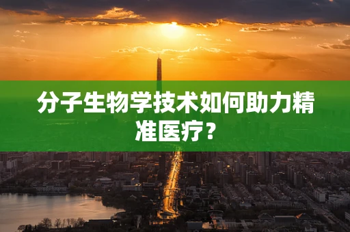 分子生物学技术如何助力精准医疗？