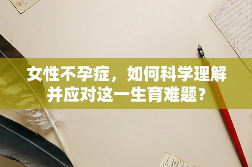 女性不孕症，如何科学理解并应对这一生育难题？