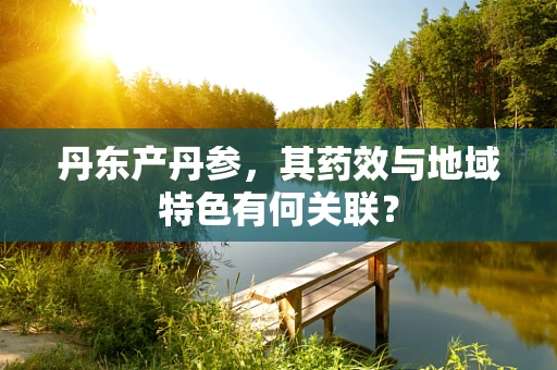 丹东产丹参，其药效与地域特色有何关联？