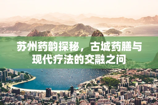 苏州药韵探秘，古城药膳与现代疗法的交融之问