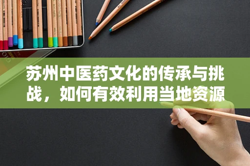 苏州中医药文化的传承与挑战，如何有效利用当地资源提升中药制剂质量？