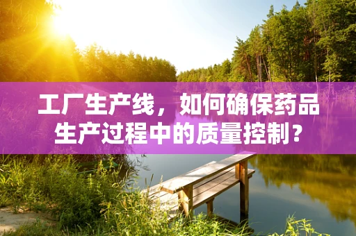 工厂生产线，如何确保药品生产过程中的质量控制？