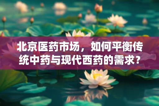 北京医药市场，如何平衡传统中药与现代西药的需求？