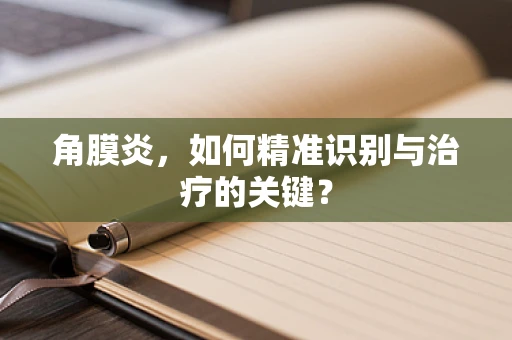 角膜炎，如何精准识别与治疗的关键？