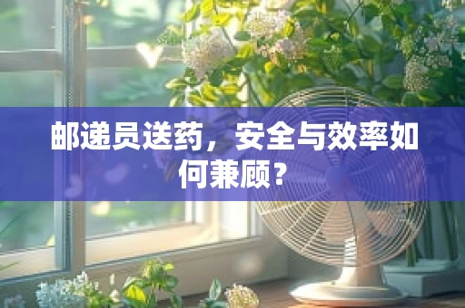 邮递员送药，安全与效率如何兼顾？