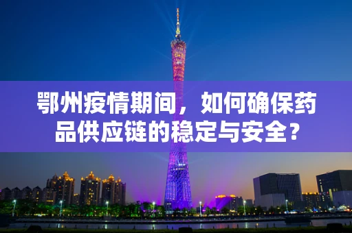 鄂州疫情期间，如何确保药品供应链的稳定与安全？