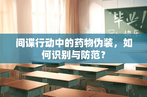 间谍行动中的药物伪装，如何识别与防范？