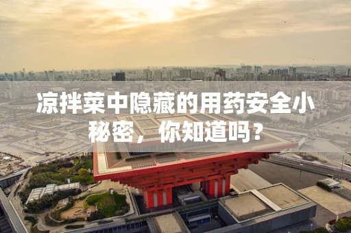 凉拌菜中隐藏的用药安全小秘密，你知道吗？