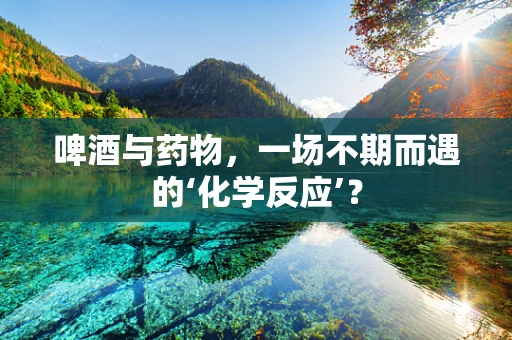 啤酒与药物，一场不期而遇的‘化学反应’？