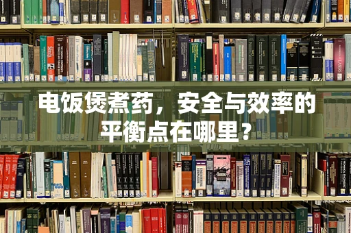 电饭煲煮药，安全与效率的平衡点在哪里？